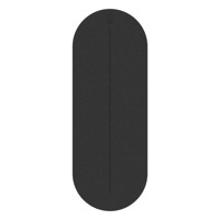 مت یوگا بادیمون سری Oval  رنگ Black obsidian