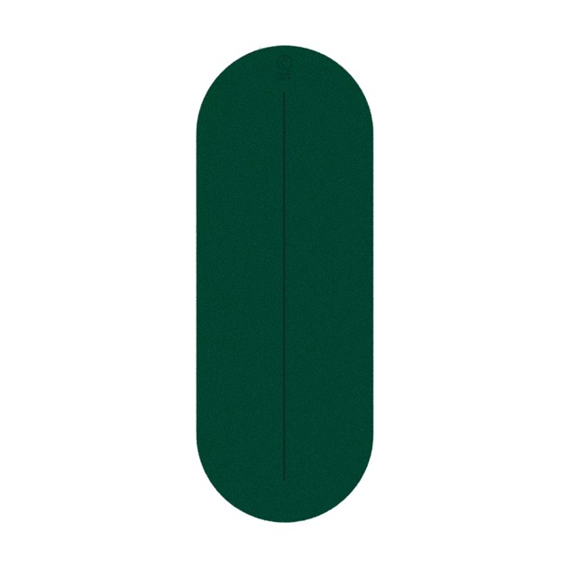 مت یوگا بادیمون سری Oval  رنگ Jungle Green