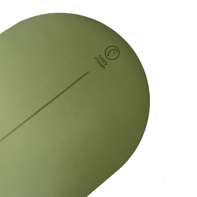 مت یوگا بادیمون Oval رنگ Olive  Green